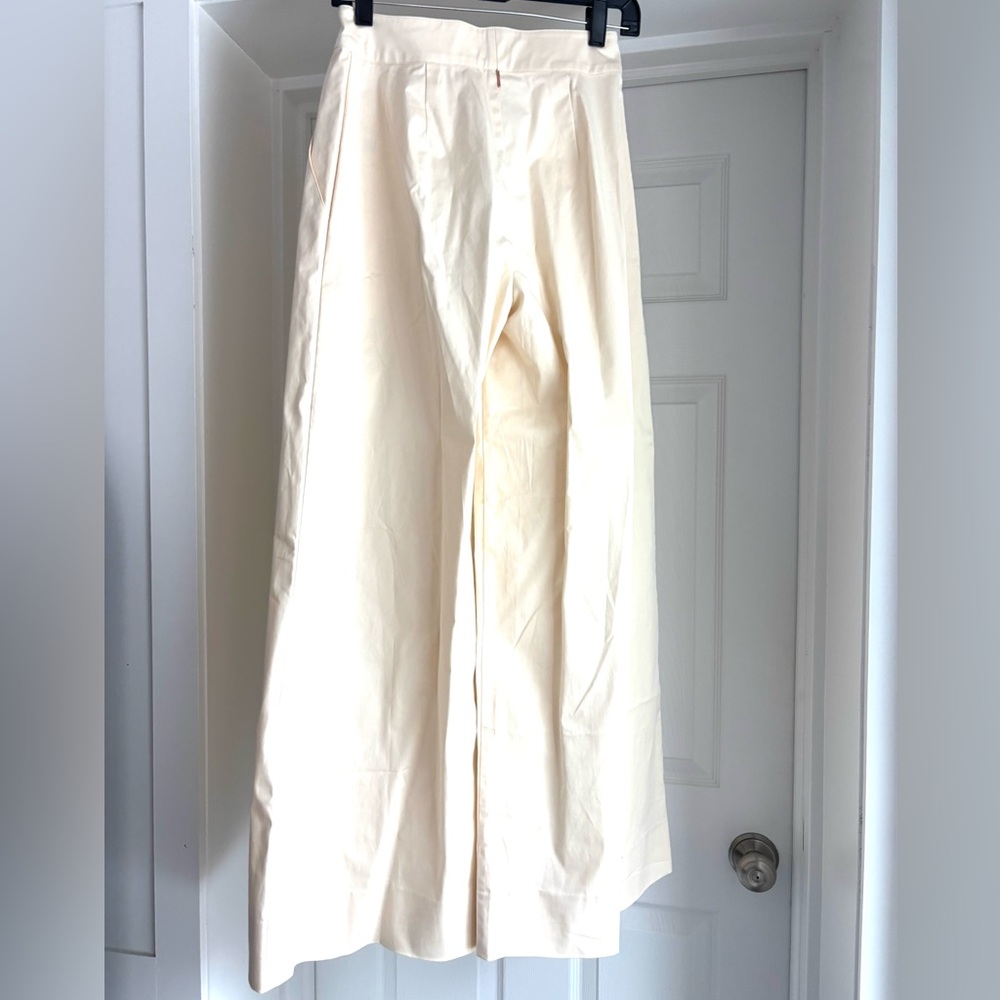 Misa Los Angeles Cream Palazzo Pants - Picture 2 of 5